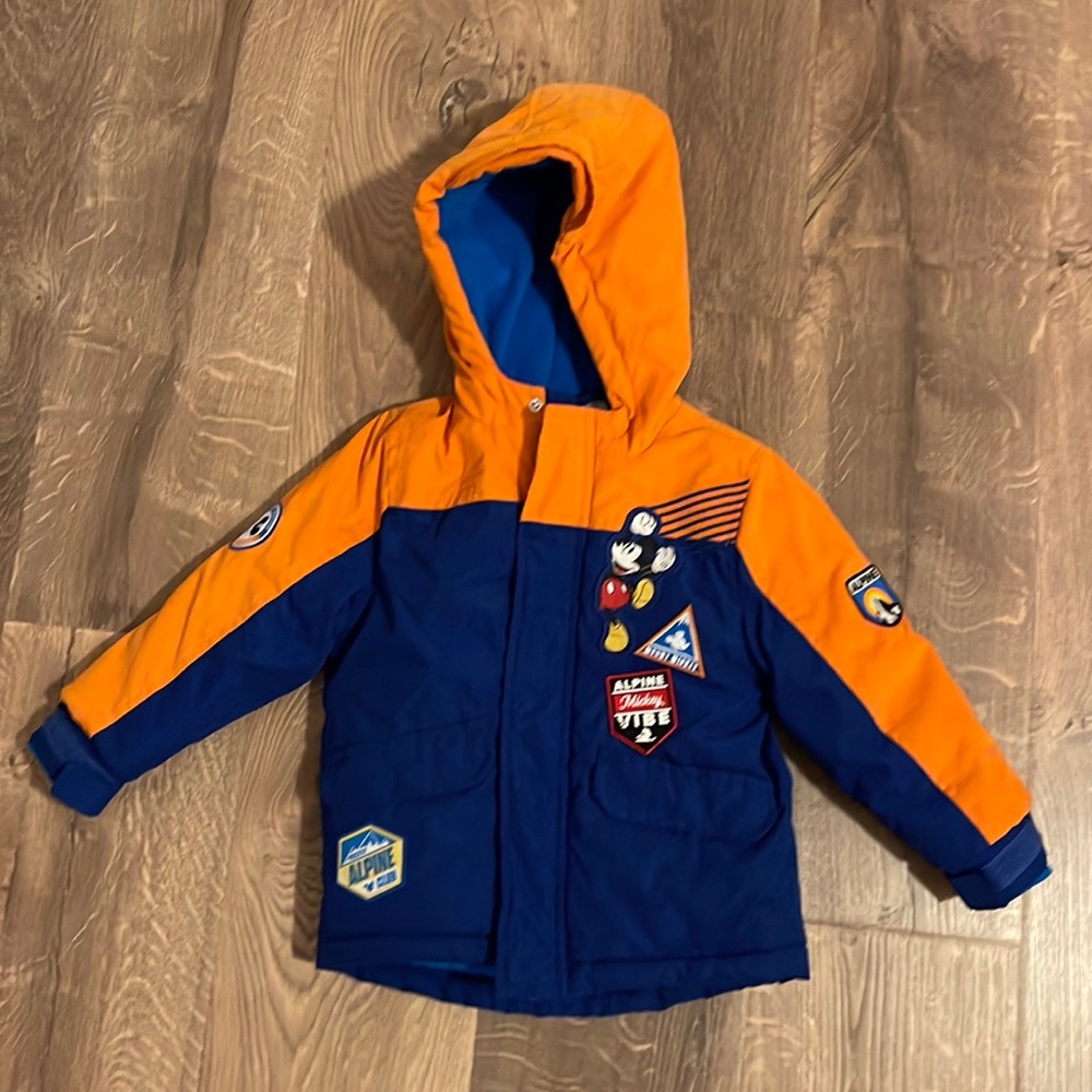 Disney Mickey Mouse Winter Coat, NWOT, Size 2